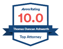 Avvo Rating | 10.0 | Thomas Duncan Ashworth | top attorney